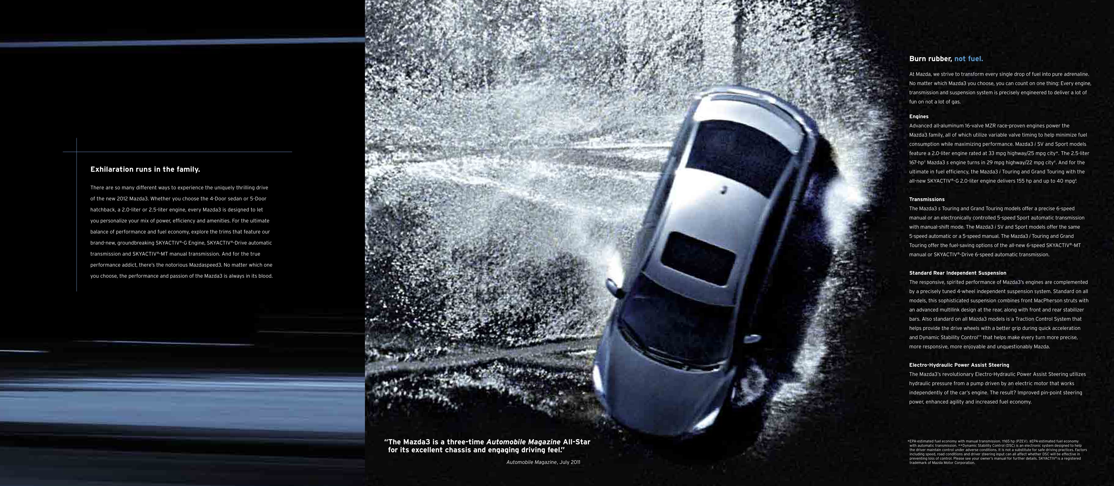 2012 Mazda 3 Brochure Page 7
